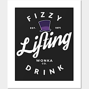 Fizzy Lifting Drink Est. 1971 - vintage Willy Wonka logo Posters and Art